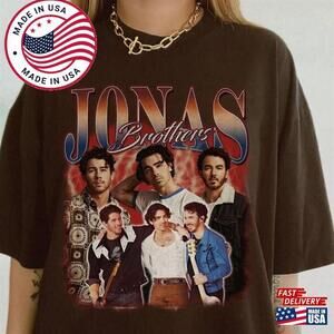 Retro Jonas Brothers Shirt Tour 90S Tee Unisex